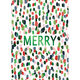 Colorful Specks Foil Folded Holiday Cards Image 7 of 11